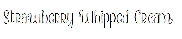 Strawberry Whipped Cream