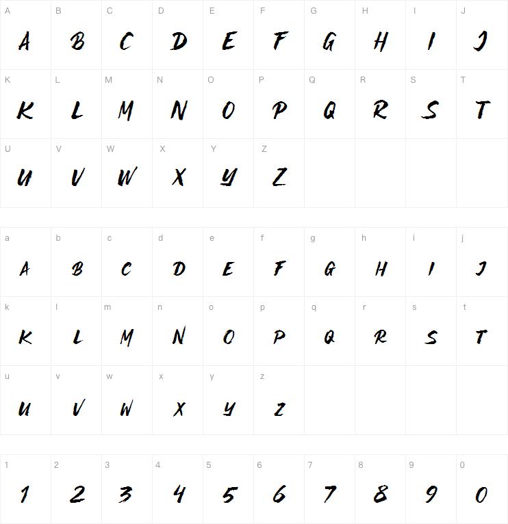 Streaker Freaker字体