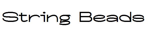 String Beads字体