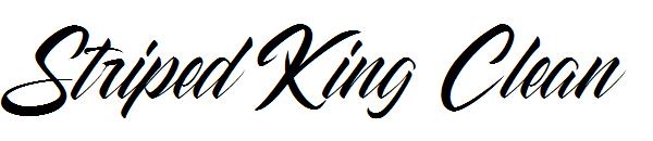 Striped King Clean字体