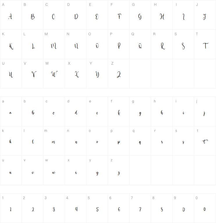 Strong Signature字体