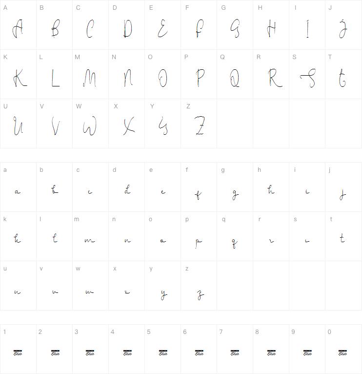 Stunning World字体