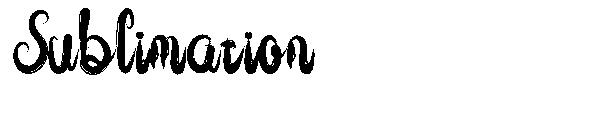 Sublimation字体