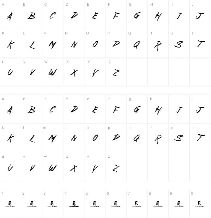Suburban Legends字体