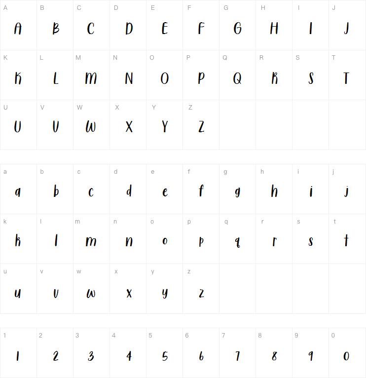 Sugar & Spice HandSans字体