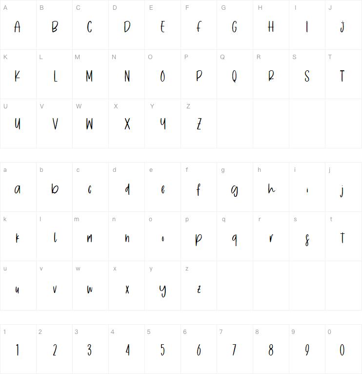 Sugar Booger字体