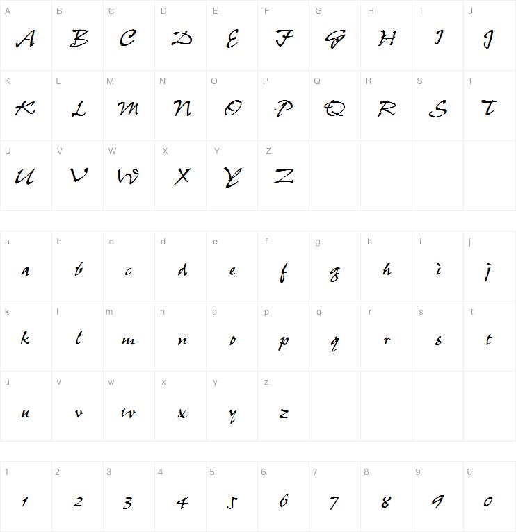 Sumibrush字体