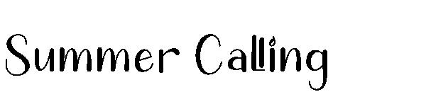 Summer Calling字体