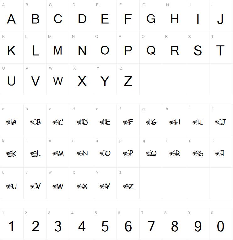 Summer's Country Bear字体