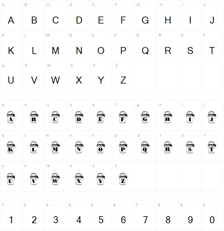 Summer's Country Jars字体