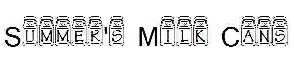 Summer's Milk Cans