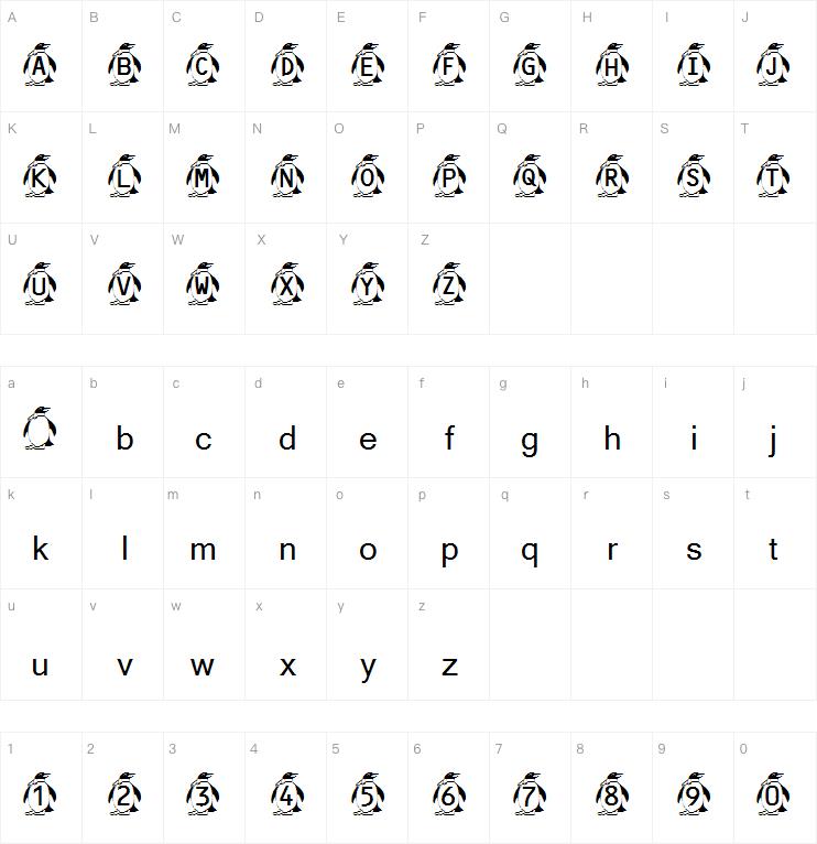 Summer's Penguins字体