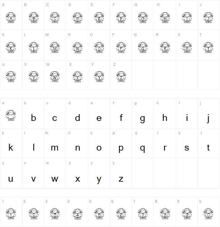 Summer's Rabbit字体