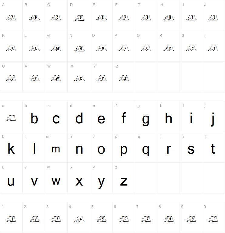 Summer's Tents字体