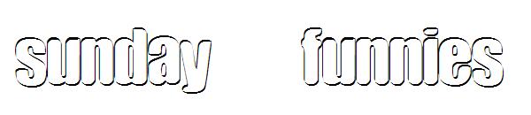 sunday funnies字体