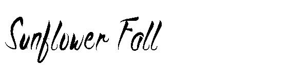 Sunflower Fall字体