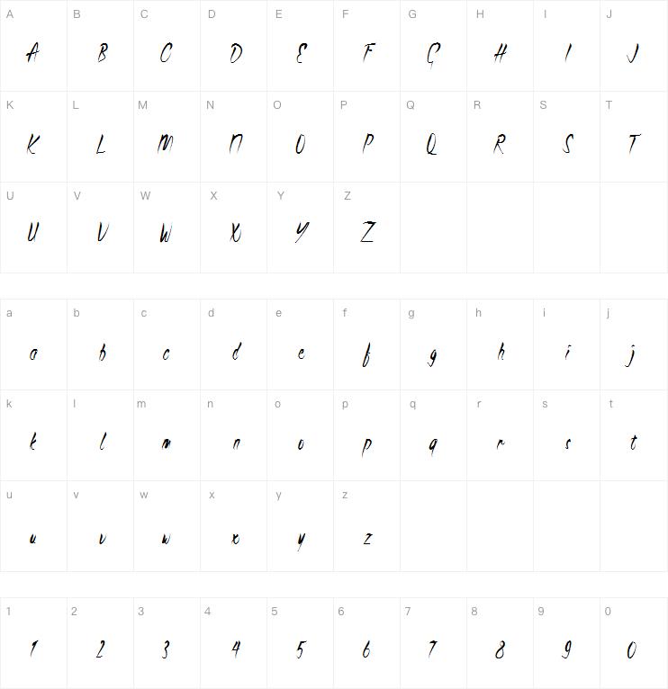 Sunflower Fall字体