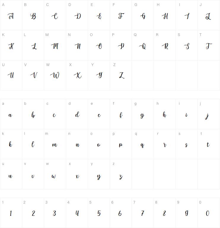 Sunkiss Script字体