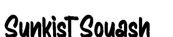 Sunkist Squash字体