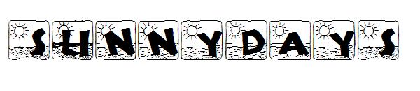 SunnyDays字体