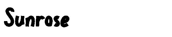 Sunrose字体