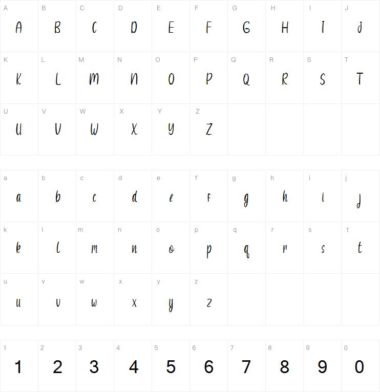 Sunshine Memories字体
