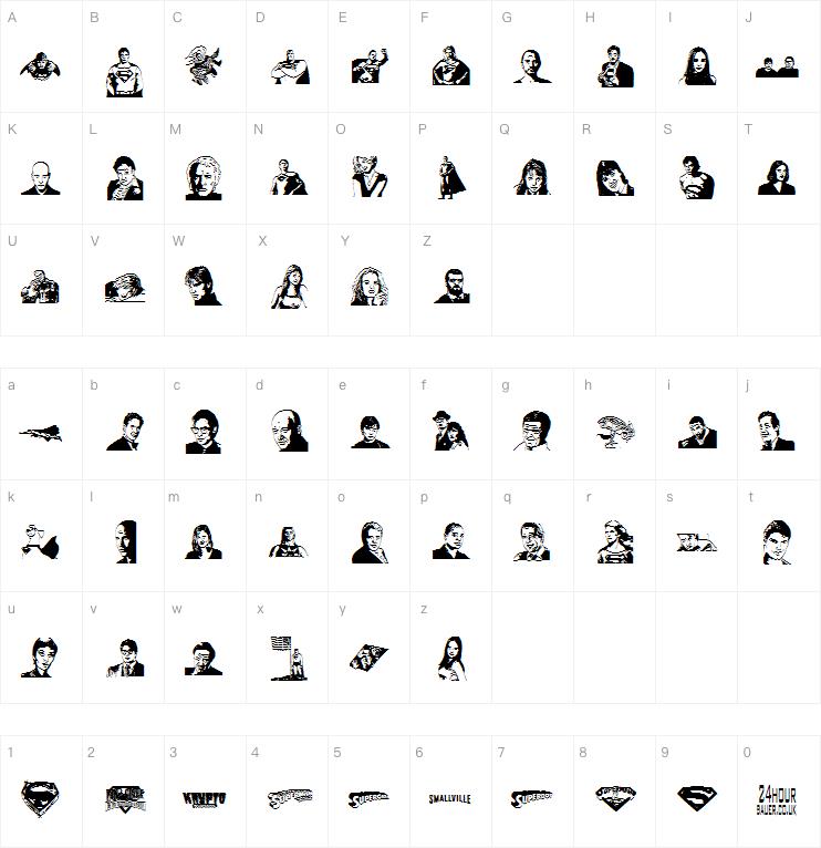 Superman Last son of Krypton字体