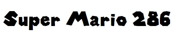 Super Mario 286字体