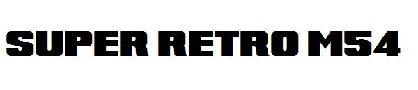 Super Retro M54字体