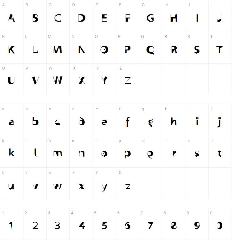 SuperSansStrange字体