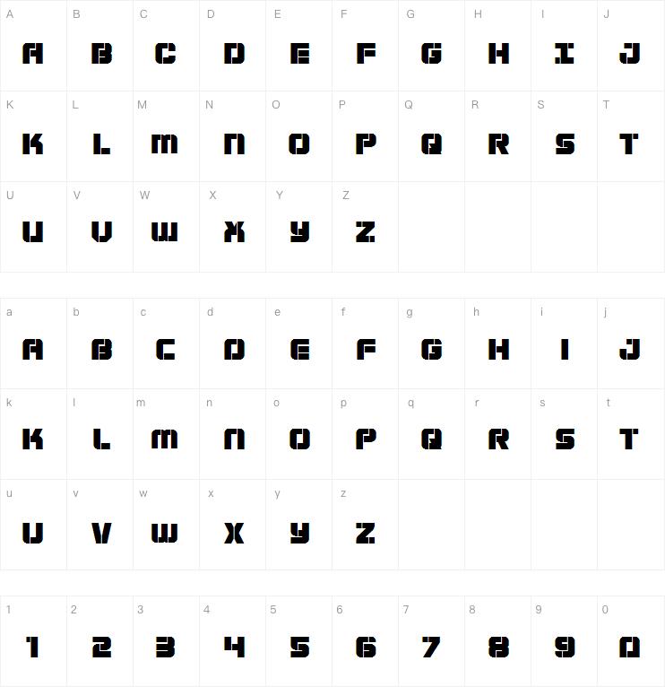 Super Submarine字体