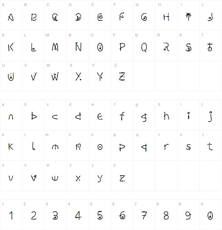 Surfing  of waves字体