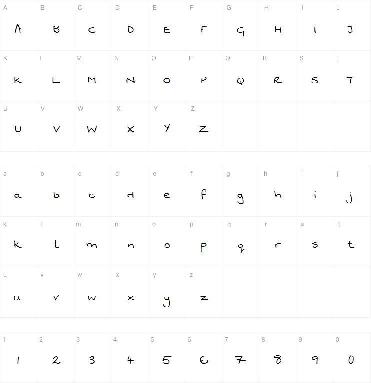 Swanky and Moo Moo字体