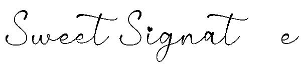 Sweet Signature