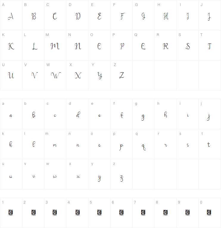 Sweetyhearts字体