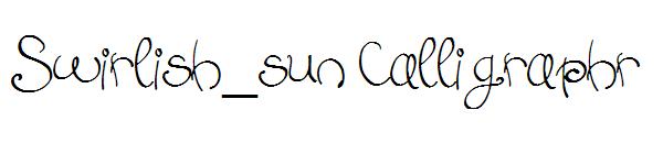 Swirlish_sun Calligraphr