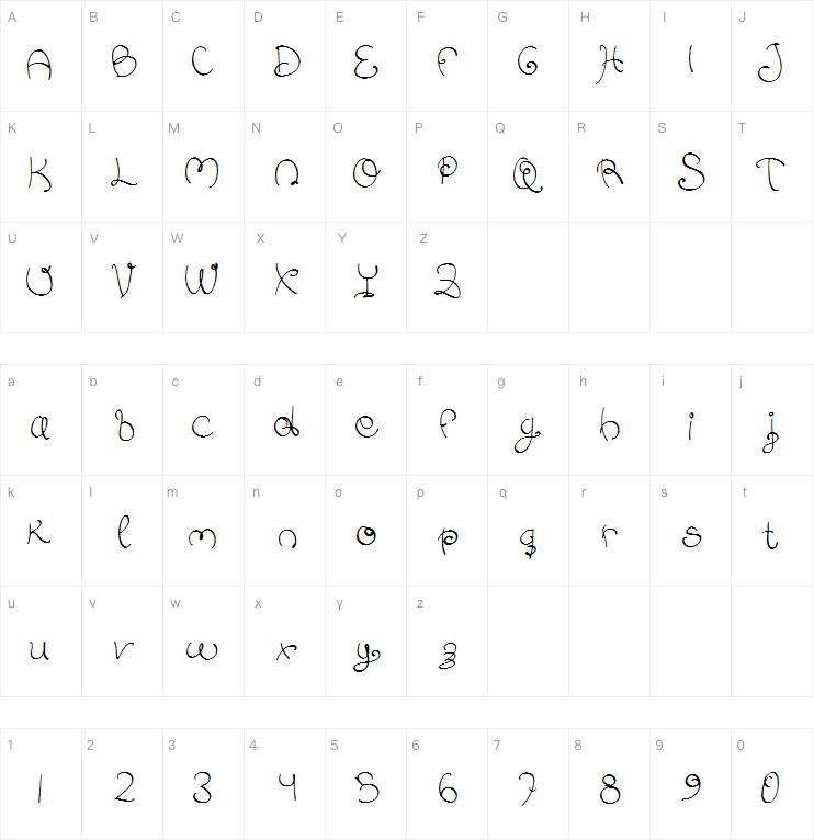 Swirlish_sun Calligraphr字体