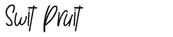 Swit Pruit字体