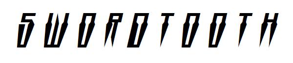 Swordtooth字体