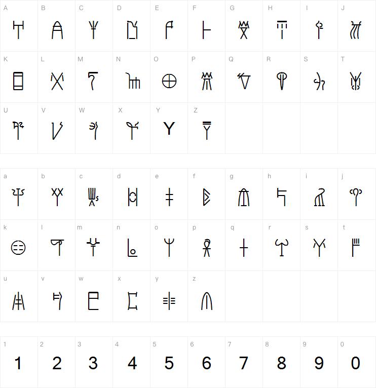 Syilloic Symbol字体