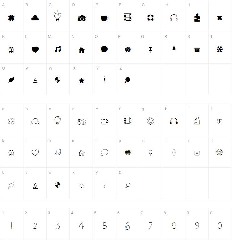 Symbols字体 2字体