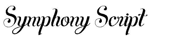 Symphony Script字体