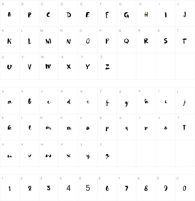 Symptomatic DEMO字体