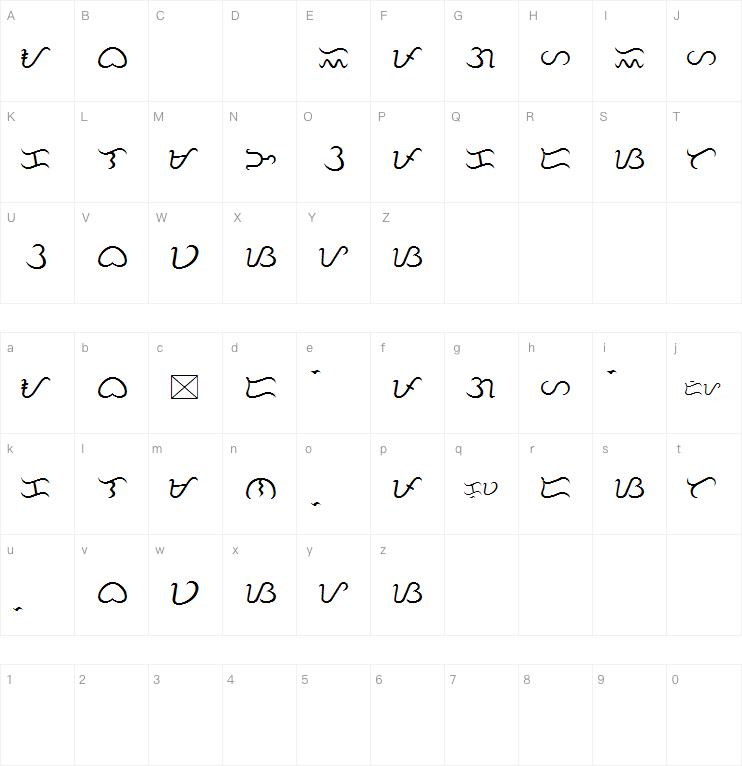 Tagalog Stylized字体