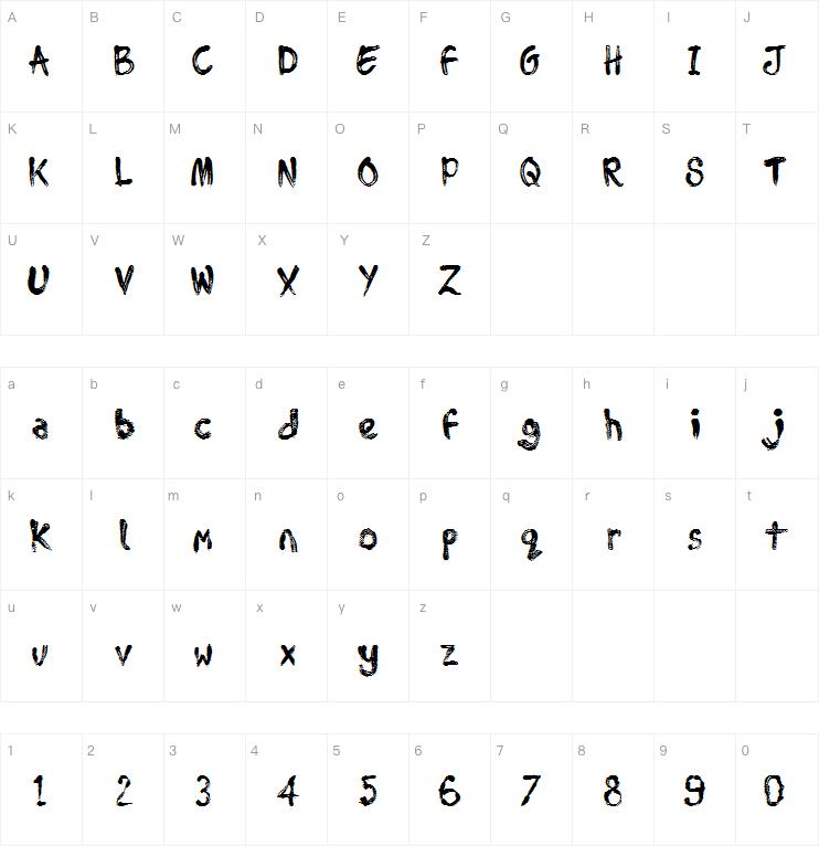 Tajamuka Script字体