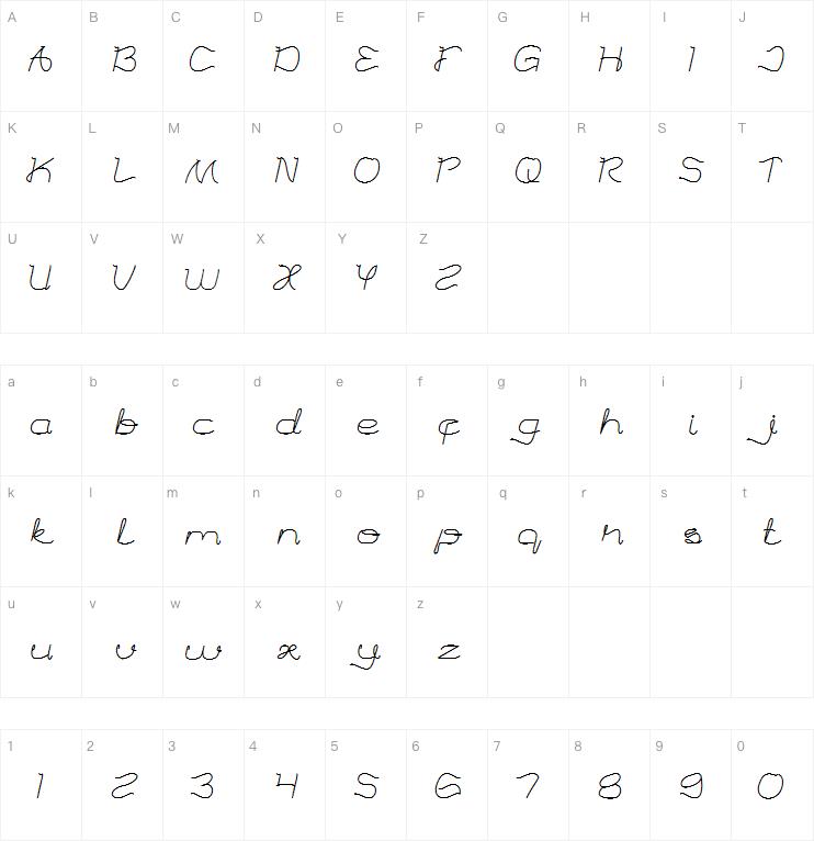 Talking to you字体