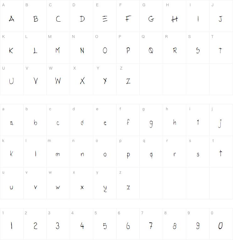 Tatida! 字体