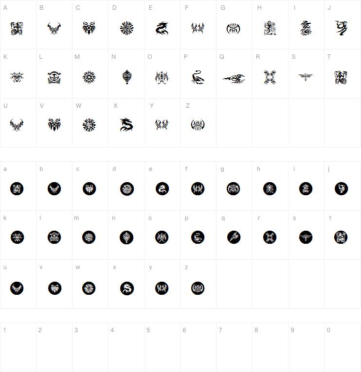 Tattoolike字体