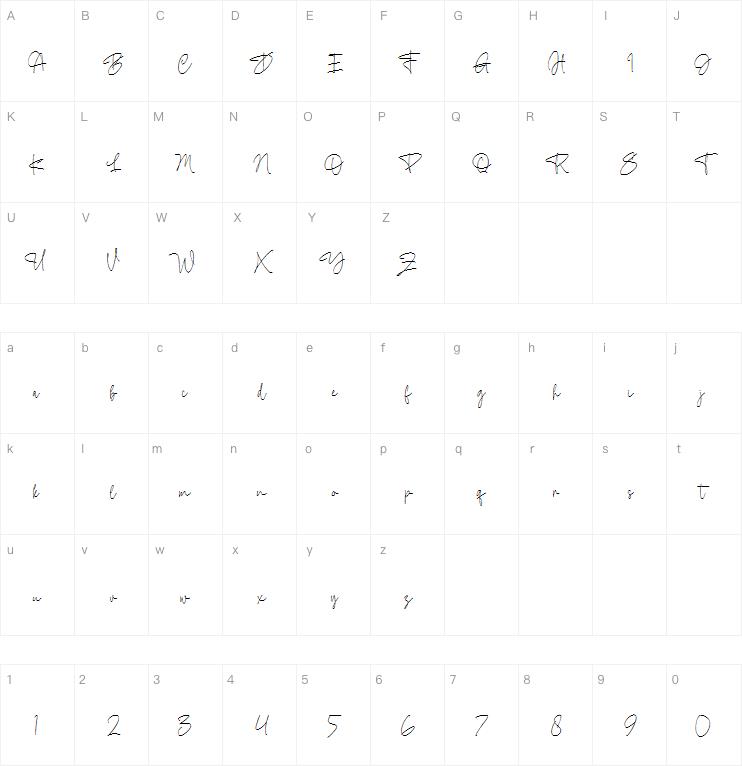 Taylor Hand字体