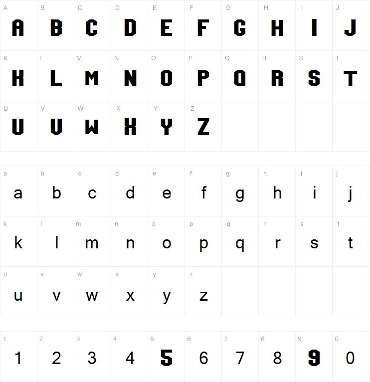 Team Jersey 95字体